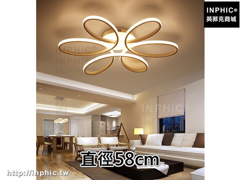 INPHIC-書房燈具後現代簡約臥室燈led吸頂燈 客廳燈-直徑58cm