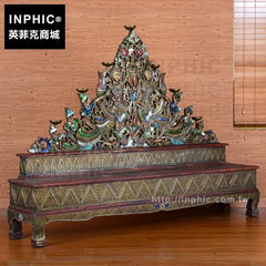 INPHIC-泰式傢俱東南亞傢俱木櫃電視櫃附燭臺