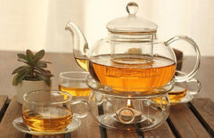 INPHIC-整套花草茶具 精品玻璃茶具配保溫爐