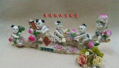 INPHIC-景德鎮誠信陶瓷 樹脂工藝品 五子登科 祝壽 擺設裝飾 贈送佳禮