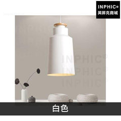 INPHIC-簡約書房北歐白色LED餐桌現代餐廳燈吧臺魚線吊燈-白色