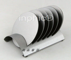 INPHIC-不鏽鋼杯墊 圓形杯墊 餐廳酒店用品 隔熱墊 餐具墊10件套裝