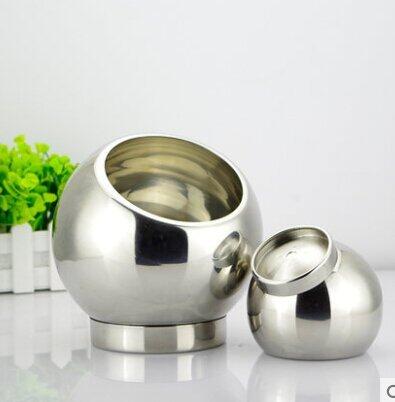 INPHIC-304不鏽鋼球形調味罐 自助餐佐料罐醬油罐 酒店家用調味罐 小款