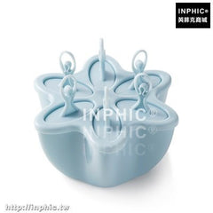 INPHIC-製冰盒冰模冰棒模具凍冰棒冰糕雪糕霜淇淋冰格diy冰塊模具-天藍色