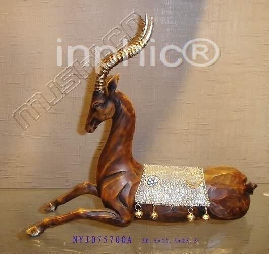 INPHIC-歐式客廳裝飾擺飾傢俱飾品泰國田園家居鈴鐺羚羊