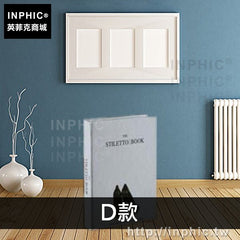 INPHIC-辦公室裝飾模擬書簡約家居擺件攝影道具飾品假書-D款
