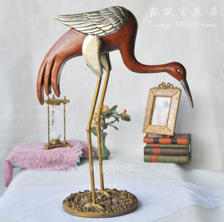 INPHIC-歐式家居樹脂裝飾品 吉祥仙鶴擺件 擺設 酒店飾品