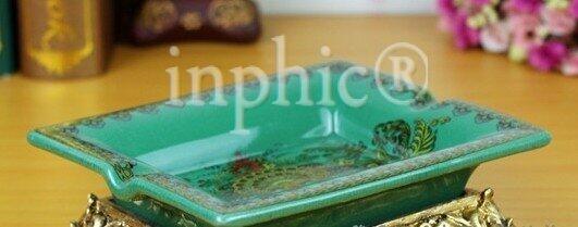 INPHIC-歐式奢華復古裂紋陶瓷大款煙灰菸灰缸煙缸 時尚創意家居裝飾擺件