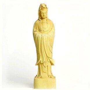 INPHIC-家居風水擺飾 工藝品 東陽黃楊木雕觀音菩薩 特價