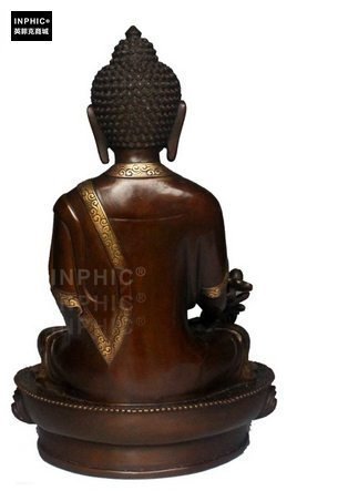 INPHIC-佛像 純銅藥師佛密宗藥師佛家居辦公室裝飾客廳飾品