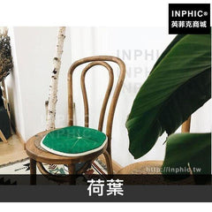 INPHIC-汽車坐墊北歐隔熱墊仿真椅墊樹葉餐墊鍋墊-荷葉