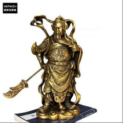 INPHIC-佛像 開光純銅護法辦公室關公裝飾品家居韋陀菩薩工藝品裝飾品