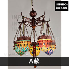 INPHIC-波西米亞酒吧吊燈東南亞馬賽克網咖土耳其吧臺-A款
