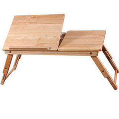 INPHIC-橡膠木筆記本桌電腦桌小筆記本桌床上電腦桌臺式