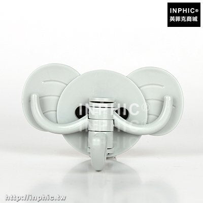 INPHIC-免釘門後掛鉤牆壁排鉤浴室黏貼廚房壁掛強力承重黏膠無痕黏鉤吸盤-藍色