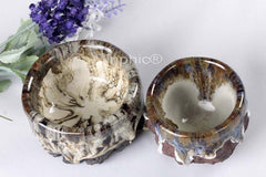 INPHIC-手作陶瓷餐具玻璃釉窯變茶杯 水杯碗 創意古拙缽碗 煙灰菸灰缸2款可選