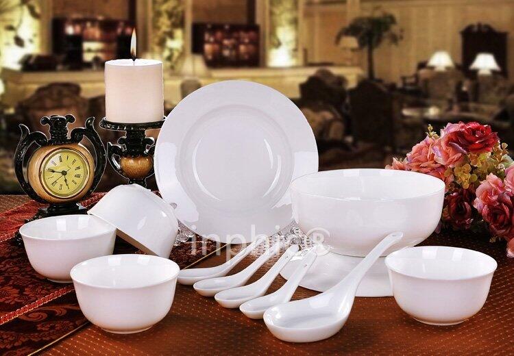 INPHIC-碗套裝 景德鎮陶瓷餐具 骨瓷餐具套裝 碗盤子碟勺子套裝