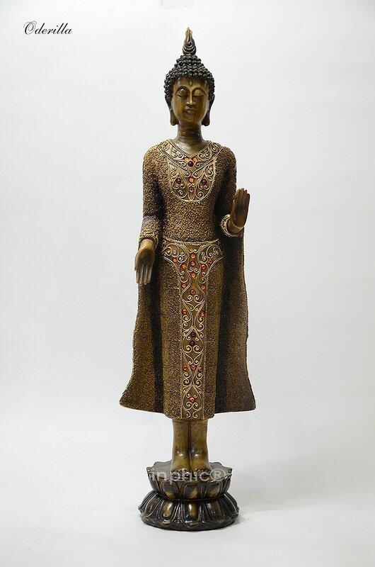 INPHIC-泰國佛像立佛擺飾 東南亞家居會所酒吧創意裝飾品工藝品