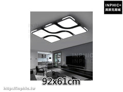 INPHIC-現代餐廳主臥室吸頂燈簡約燈具客廳燈長方形led書房-92x61cm
