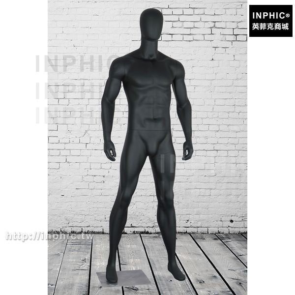 INPHIC-模特運動組合假人肌肉體育服裝店道具展示架男女全身櫥窗