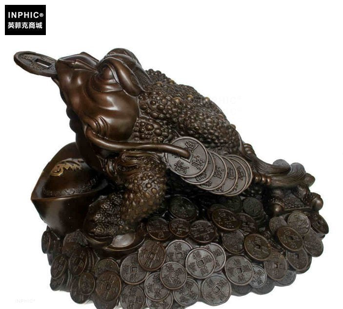 INPHIC-開運 開光純銅大款金蟾辦公室工藝品飾品開業招財禮品