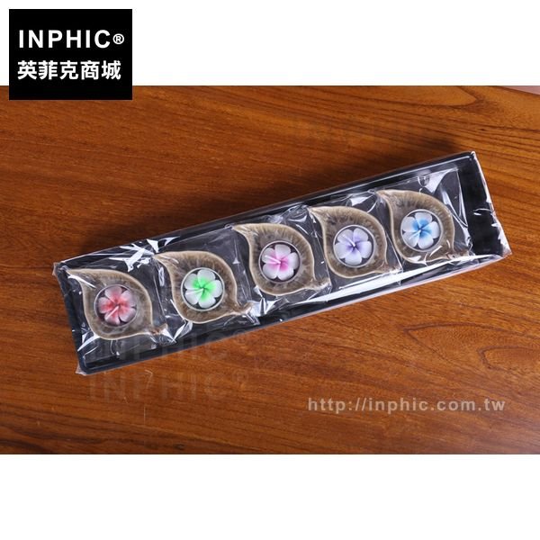 INPHIC-東南亞樹葉陶瓷燭臺禮盒杯狀燭臺冰裂紋工藝泰式
