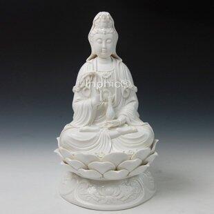 INPHIC-佛像 供奉 觀音 18吋全蓮觀音 宗教佛像 觀音菩薩