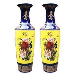 INPHIC-ZF-F018 景德鎮 陶瓷 粉彩 復古花瓶 大花瓶 裝飾 黃金萬