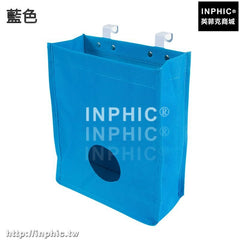 INPHIC-廚房置物架垃圾袋收納袋便捷抽取整理袋櫥櫃牛津布掛袋壁掛儲物袋-藍色兩入