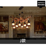 INPHIC-服裝店吧臺咖啡廳複古吊燈餐廳燈具實木工業風-J款