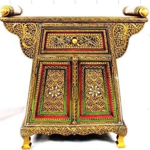 INPHIC-東南亞 家居飾品 泰式飯店 會所 木雕 小傢俱 宮廷櫃子 皇宮