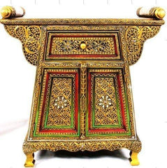 INPHIC-東南亞 家居飾品 泰式飯店 會所 木雕 小傢俱 宮廷櫃子 皇宮