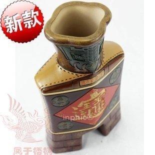 INPHIC-古錢幣招財進寶原創手工陶器陶瓷工藝品擺飾566-01