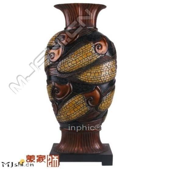 INPHIC-歐式風格復古花瓶 美式鄉村田園客廳 花器 現代時尚陶瓷花插