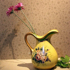 INPHIC-新品 鄉村田園風格 純手工彩繪陶瓷花瓶 批發供應