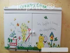 INPHIC-韓式田園手繪擋電錶箱 配電箱裝飾遮擋箱 壁掛箱壁飾電閘箱假窗