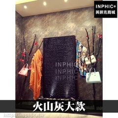 INPHIC-居家 開運水幕牆火山灰大款流水牆擺飾噴泉水景居家裝飾辦公室大廳擺設開業風水招財