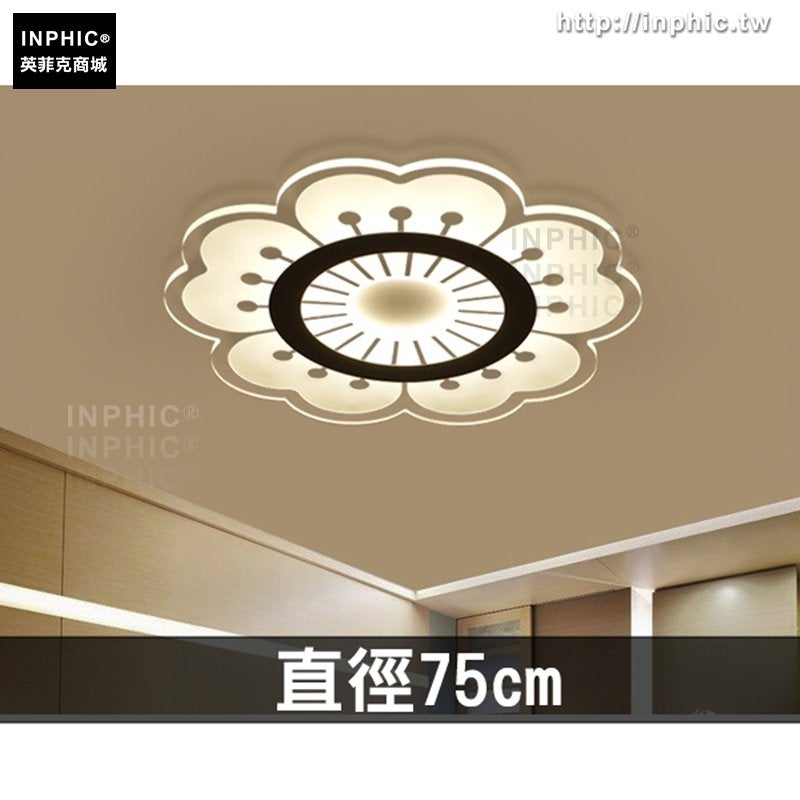 INPHIC-超薄吸頂燈 書房臥室燈簡約客廳房間燈燈led大廳圓形現代-直徑75cm