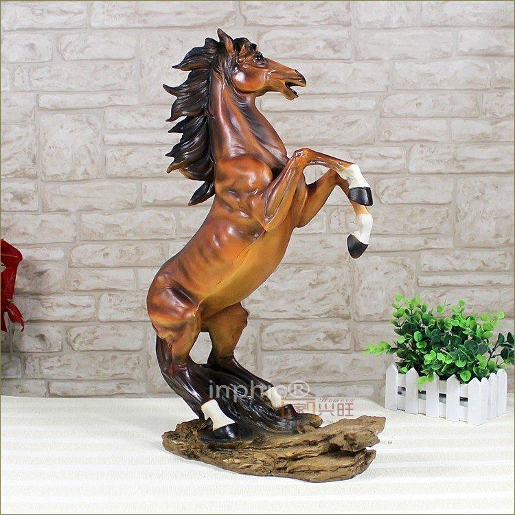 INPHIC-家居藝術品馬擺飾創意大型 樹脂工藝品動物擺飾 客廳裝飾擺設品