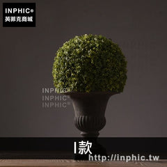 INPHIC-模擬擺設綠色植物裝飾品主題餐廳咖啡廳北歐擺件家居美式盆栽-I款