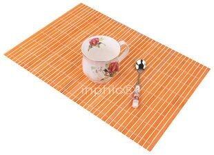 INPHIC-寬紋 韓式印花竹墊餐墊杯墊盤墊隔熱墊(促銷中)  30張