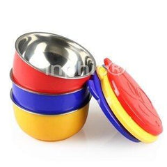 INPHIC-不鏽鋼 碗 雙層 飯碗 碗 彩色 防燙