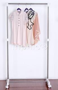 INPHIC-晾曬架 落地折疊伸縮晾衣架 不鏽鋼單桿晾衣桿室內置地曬衣架