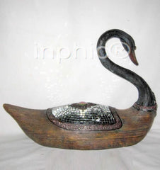 INPHIC-歐式客廳裝飾擺飾傢俱飾品泰國家居貼玻天鵝