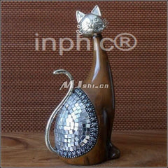 INPHIC-歐式客廳裝飾擺飾傢俱飾品泰國田園家居貼玻貓