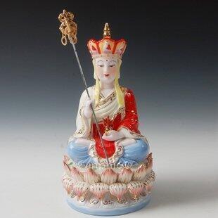 INPHIC-佛像開光 供奉彩像8吋釉下金彩地藏菩薩