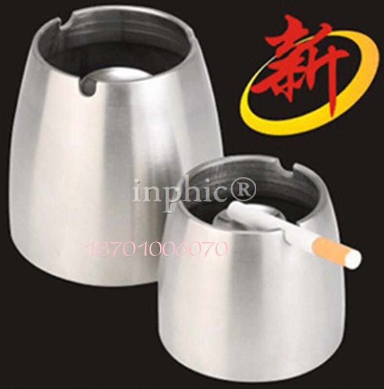 INPHIC-超厚實豪華圓形不鏽鋼煙灰菸灰缸 煙盅時尚煙缸 煙灰菸灰盅
