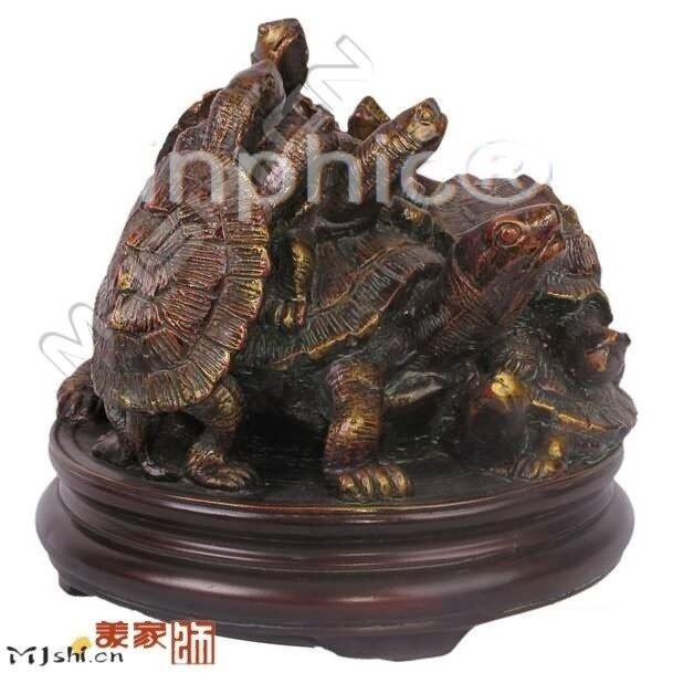 INPHIC-歐式客廳裝飾擺飾傢俱飾品泰國家居疊龜