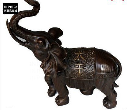 INPHIC-開運 開光純銅太平吉祥象辦公室銅象裝飾品銅大象工藝品