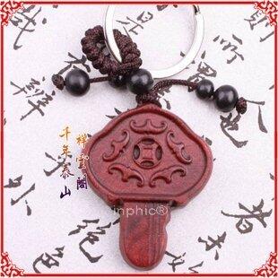 INPHIC-開光紅檀木財富金鑰匙桃木龍 開運物